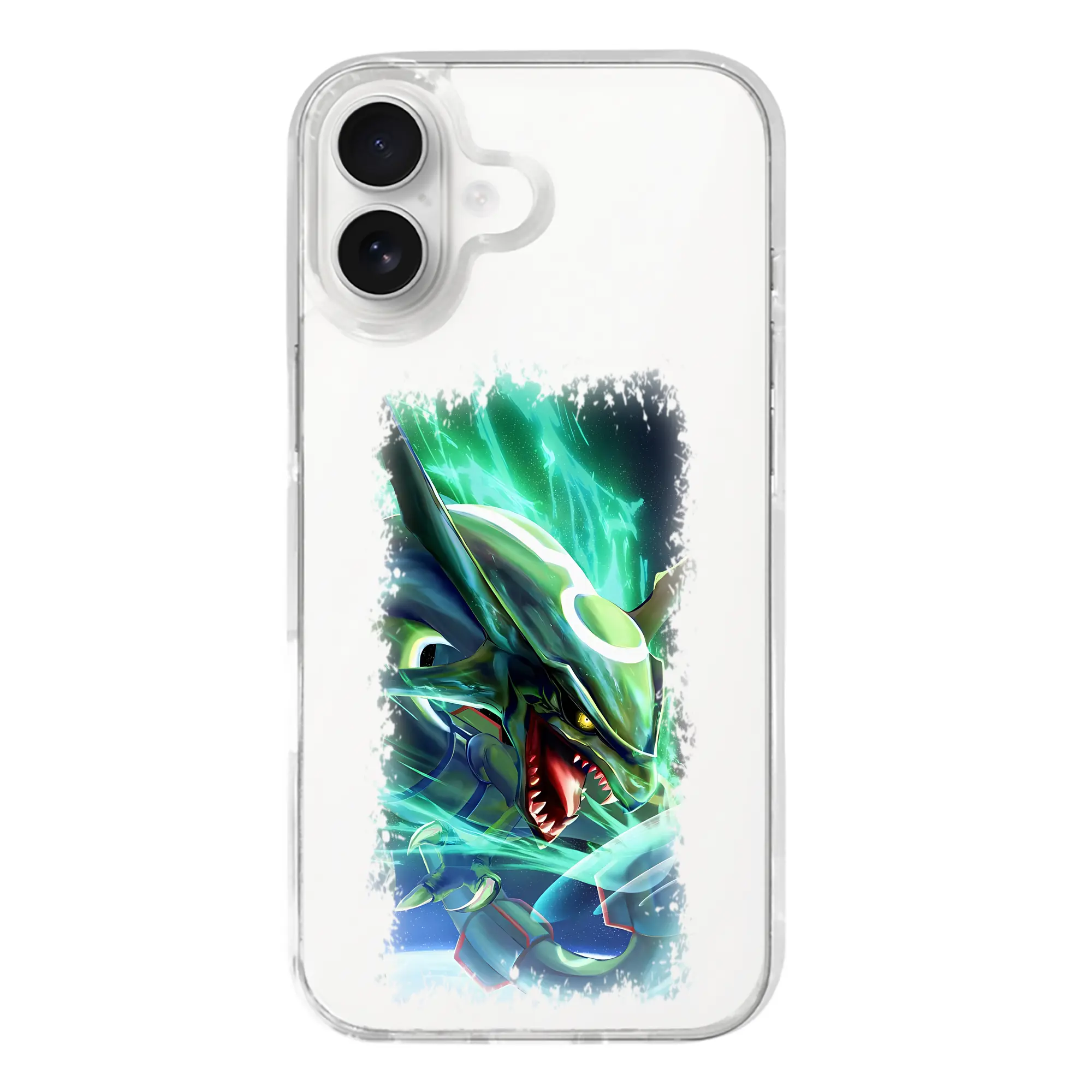 ポケモン グッズ,レックウザ - iPhone 17シリーズ 透明スマホケース – 薄型・耐衝撃・精密フィット保護カバー